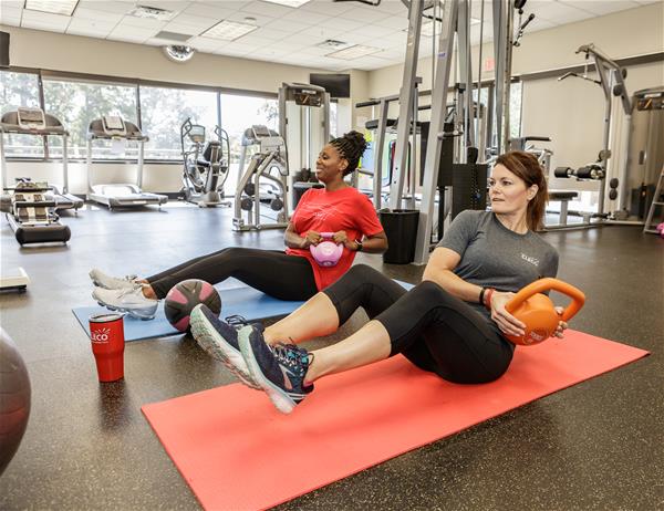 Shannon and Catina_Gym