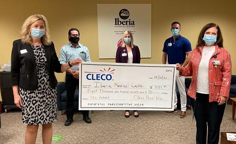 Check Presentation to Iberia Medical Center_webnews