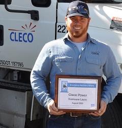 Heath Fountain w Cleco Power EEI Award_Jan 14 2021_web_news