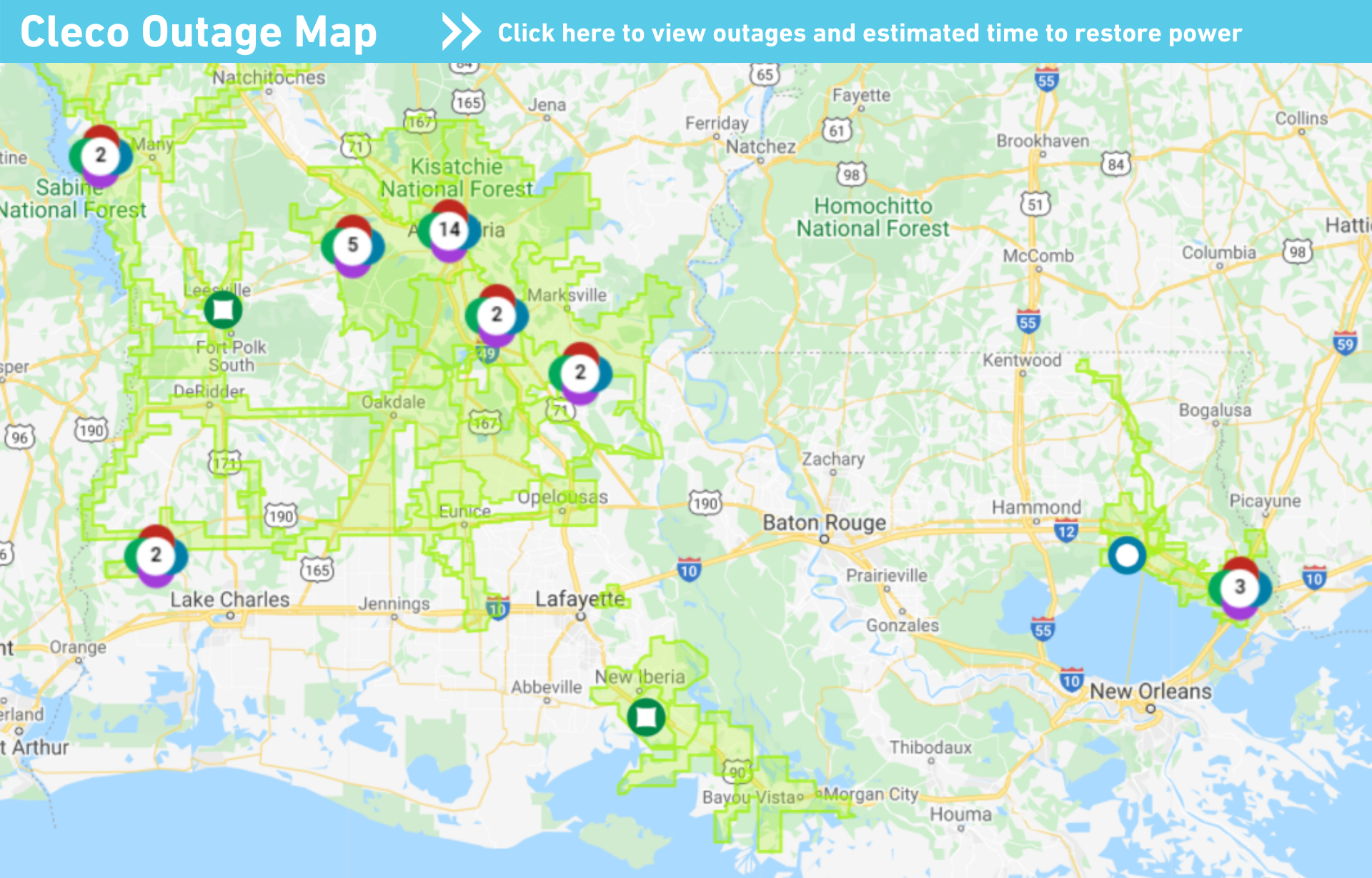 Outage Tips, Outage Center